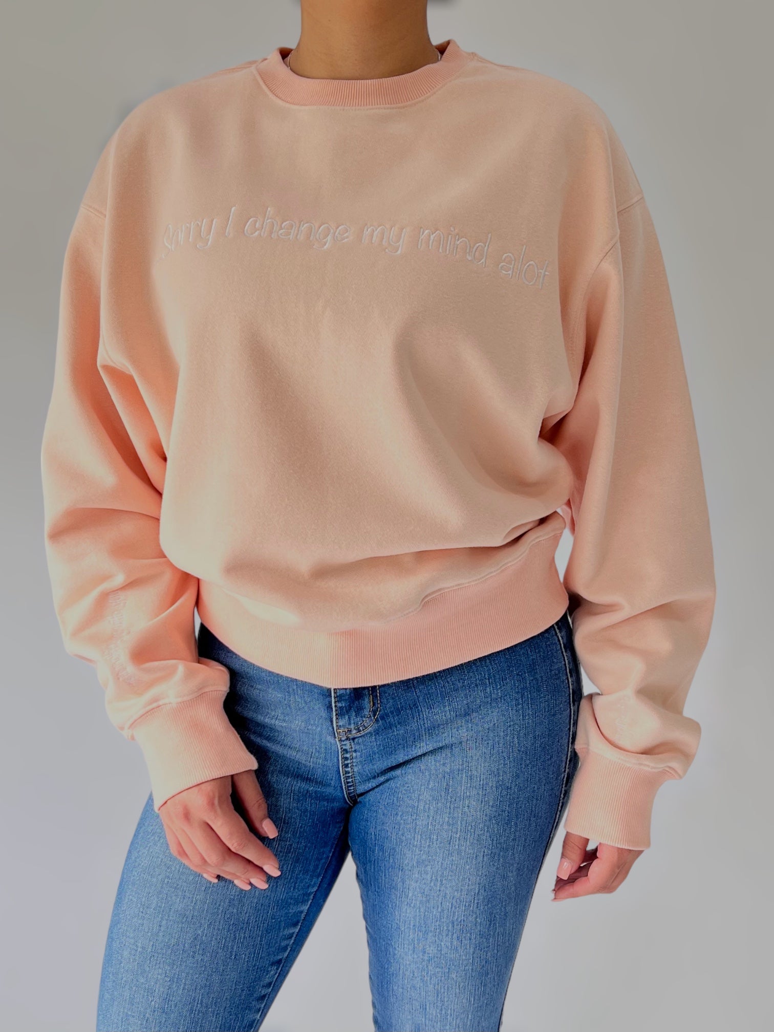 Sorry I change my mind alot Oversized Crewneck